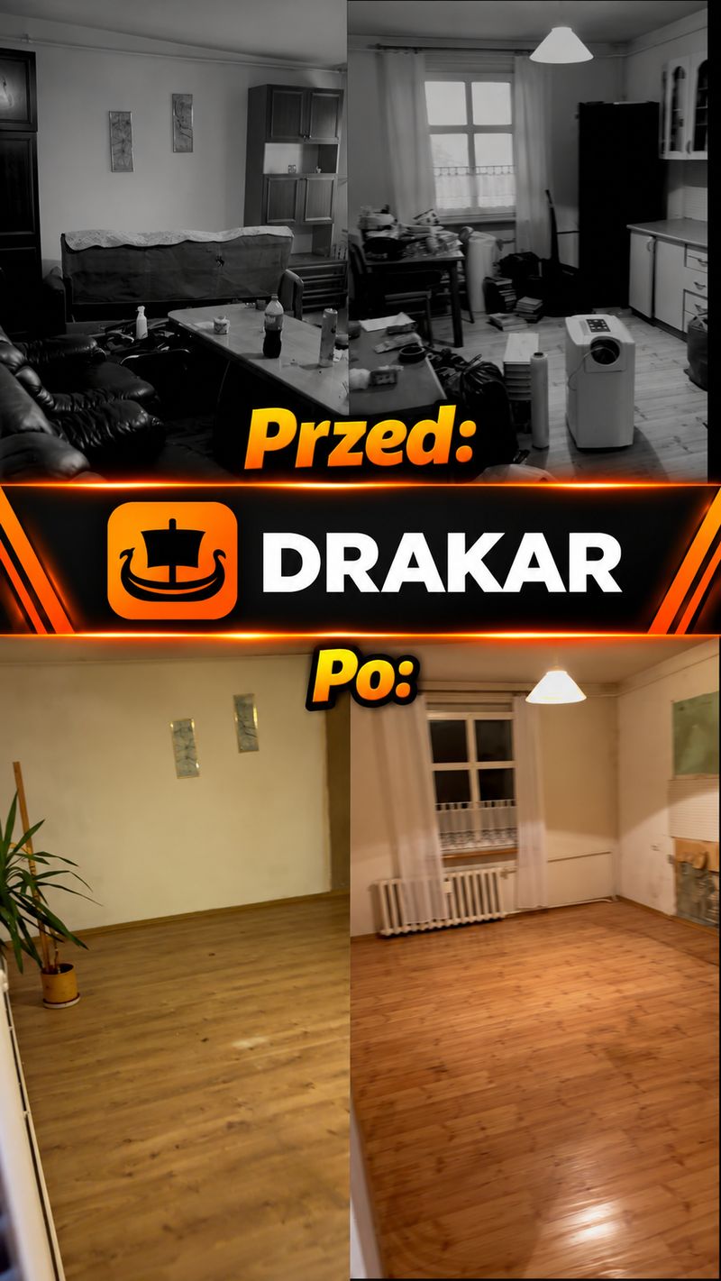 Wywóz mebli i AGD — przed i po